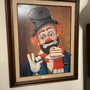 Red Skelton painting, named Freddy’s birthday